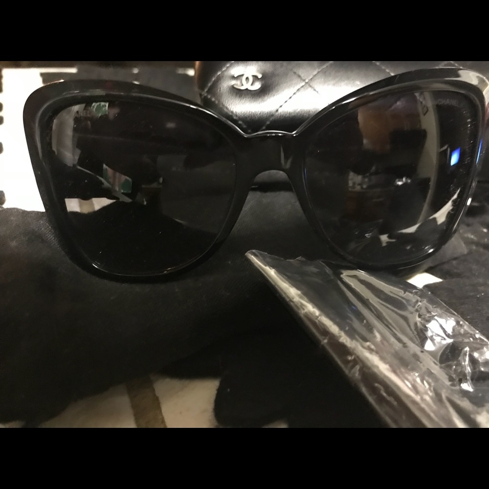Chanel Petal Stem Sunglasses